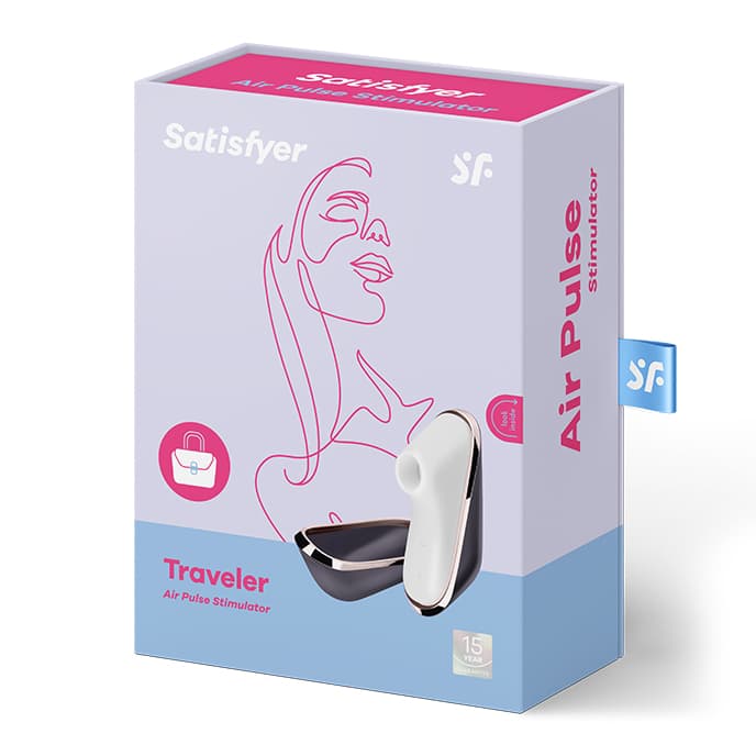 Симулятор орального сексу для жінок Satisfyer Traveler, чорний