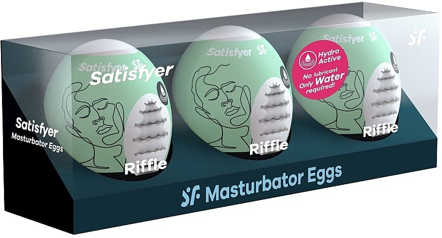 Набір яєць мастурбаторів SATISFYER MASTURBATOR EGG SET RIFFLE 3ШТ