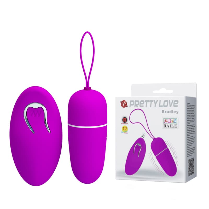 Вібро яйце з дистанційним керуванням Pretty Love Bradley, рожеве