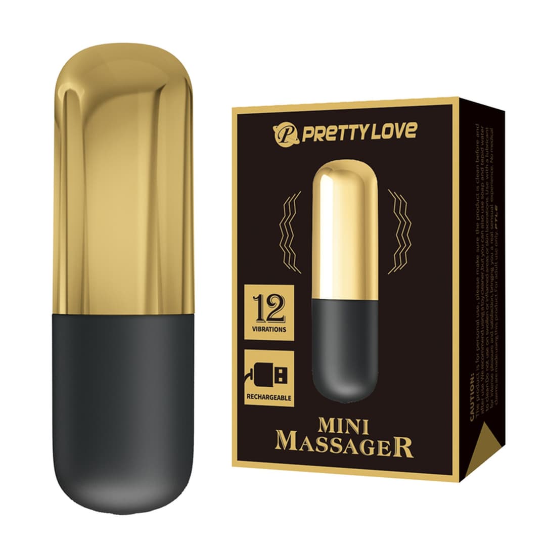 Вібромасажер PRETTY LOVE MINI MASSAGER, 12 vibration functions