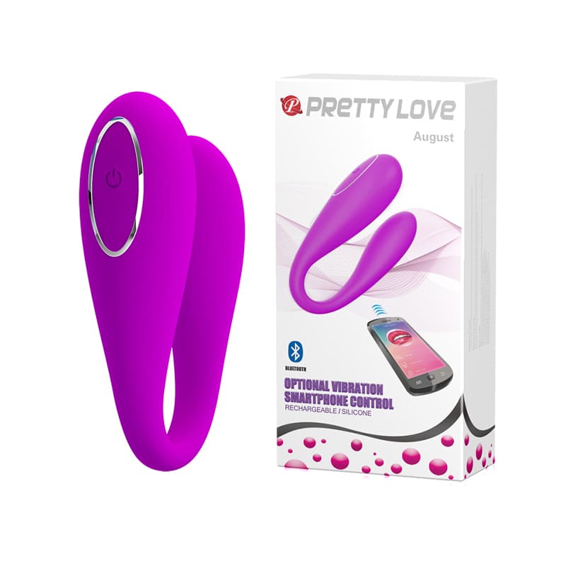 Вібратор Pretty Love August, рожевий