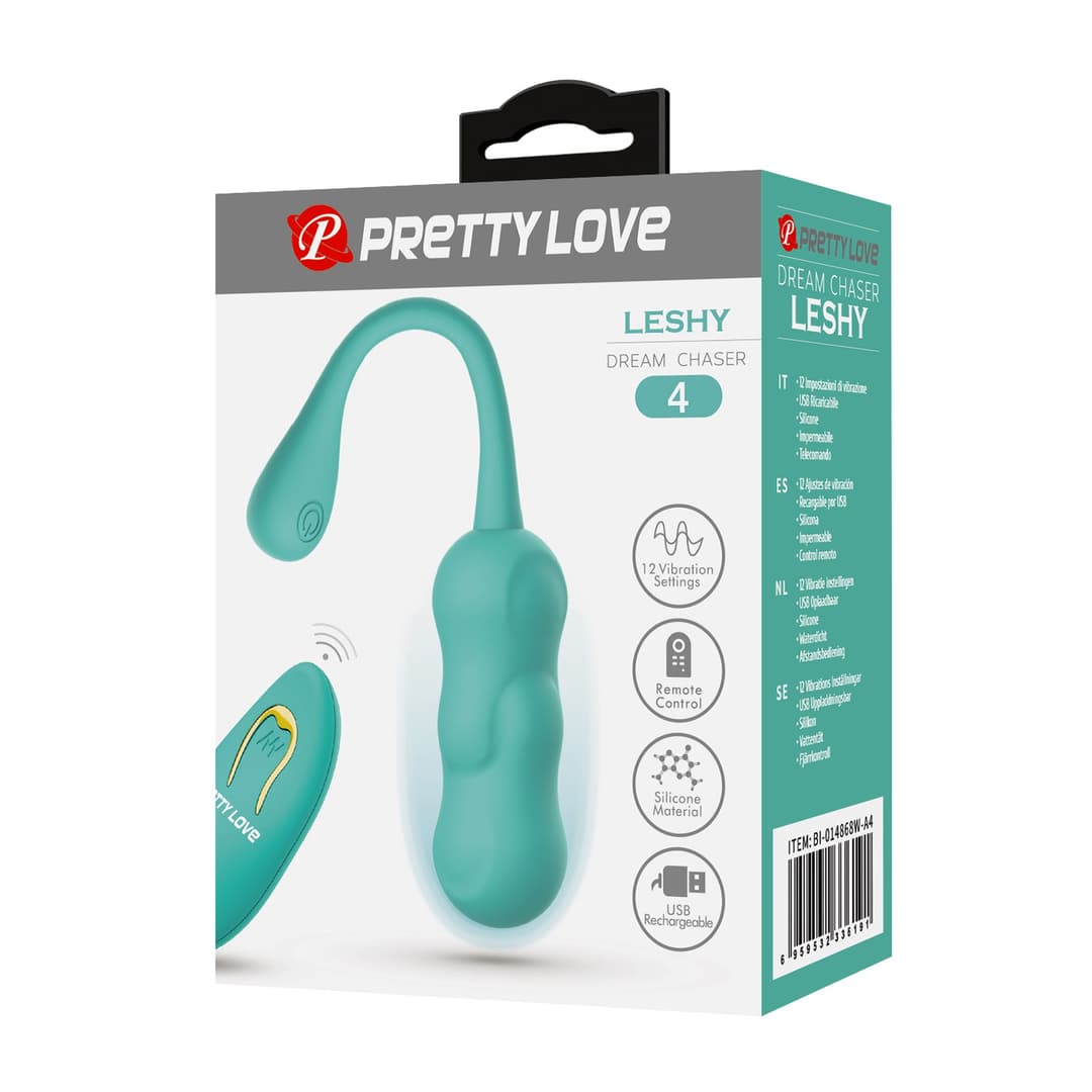 Віброяйце Pretty Love Leshy, бірюзове