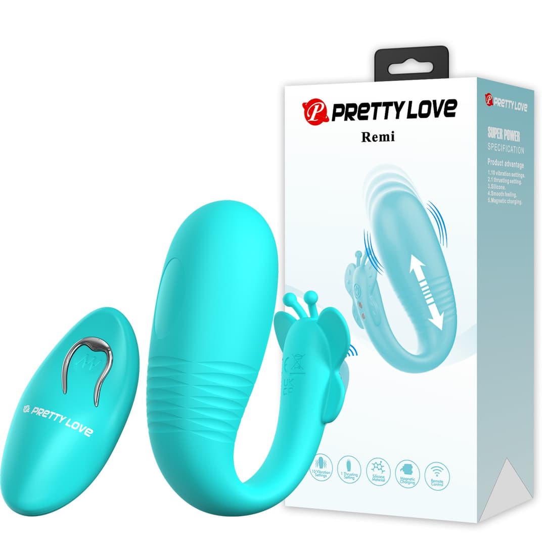 Вібростимулятор PRETTY LOVE Remi, 10 vibration functions, Silicone