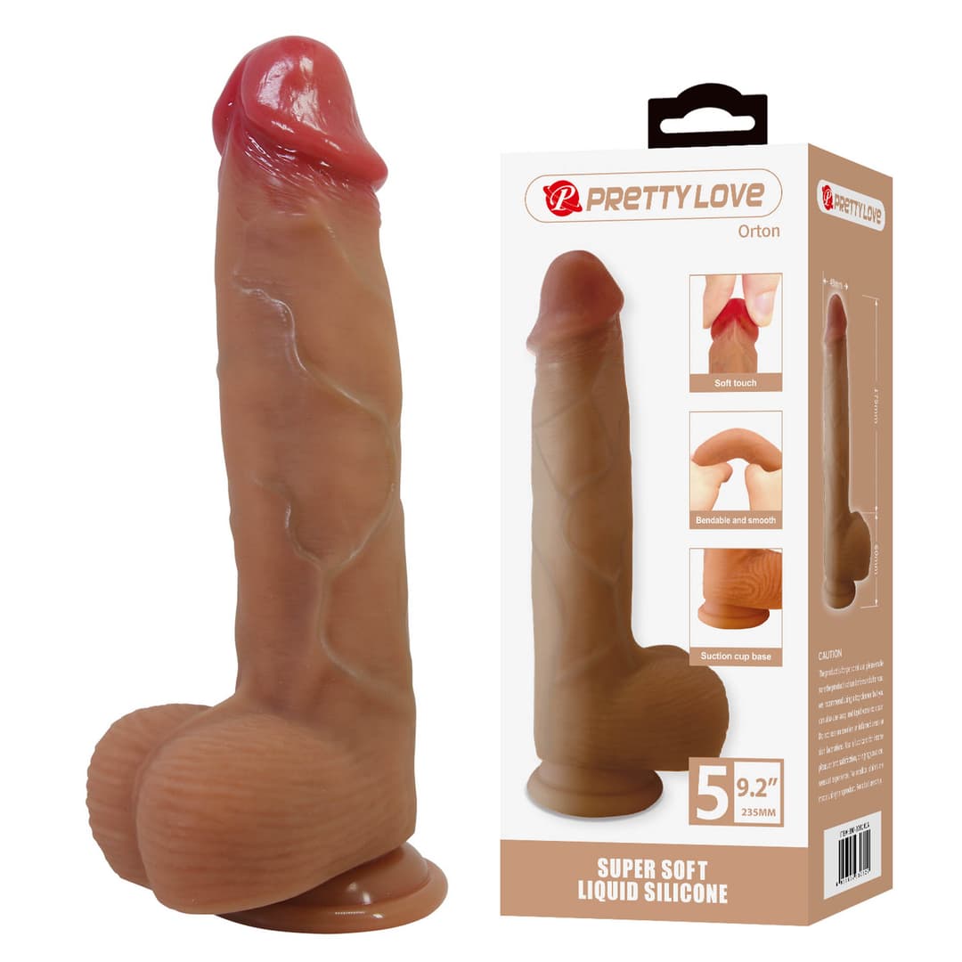 Фалоімітатор Pretty Love Orton 9.2 Super Soft Liquid Silicone Dildo