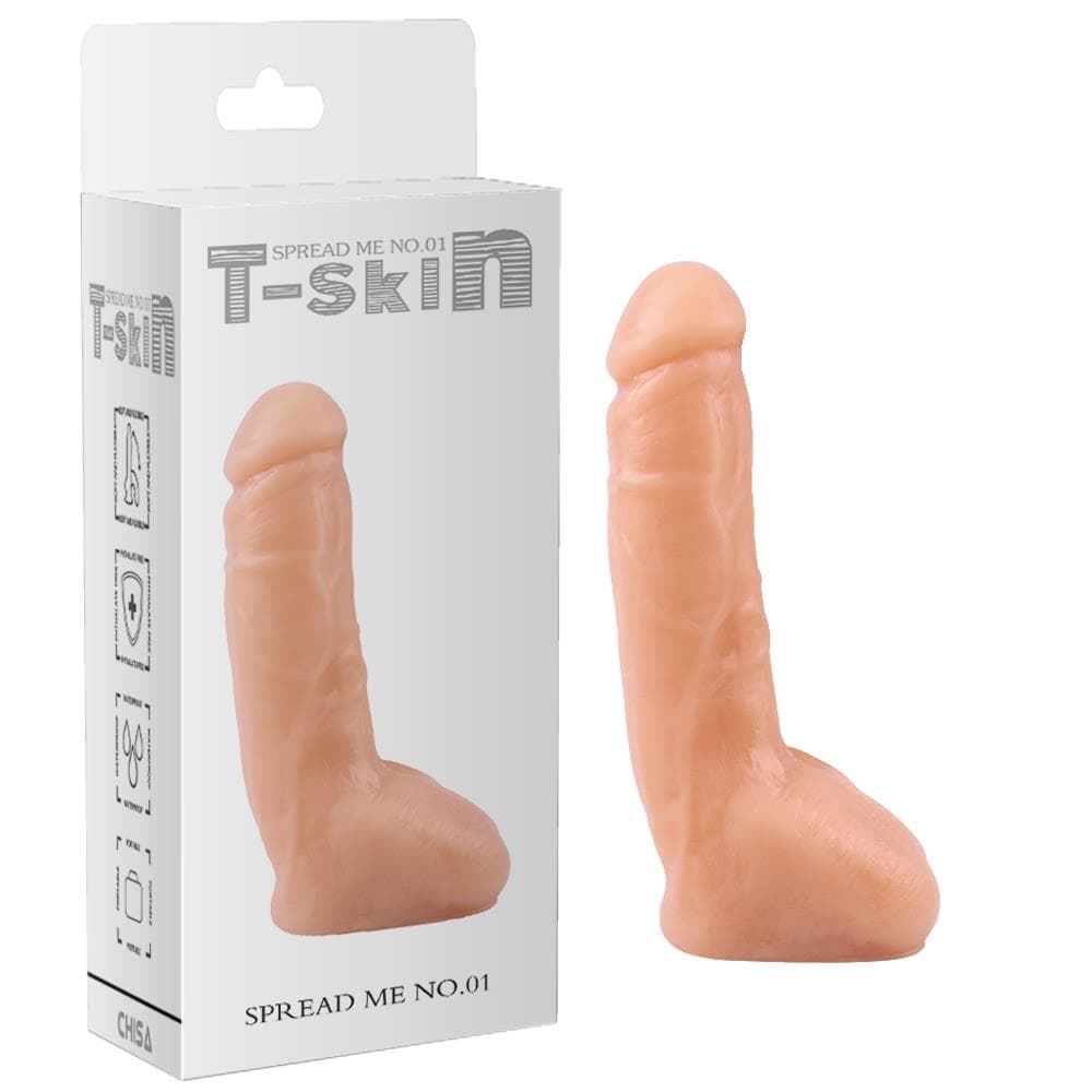 Фалоімітатор T - Skin Spread Me No.01, тілесний